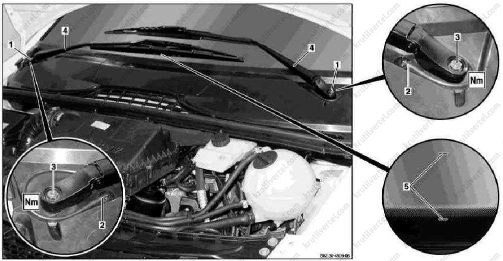Mercedes-benz vito | и привод очистителя ветрового стекла -в снятие и установка | мерседес вито