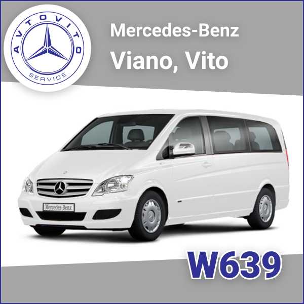 Аварийное открывание / закрывание автомобиля mercedes vito / viano с 2003 года