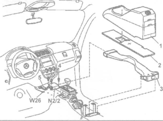 Mercedes-benz w163 | шина can/расположение блоков управления | мерседес w163