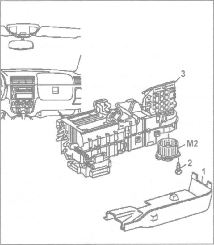 Снятие и установка радиатора | система охлаждения | mercedes-benz w163 (ml class)