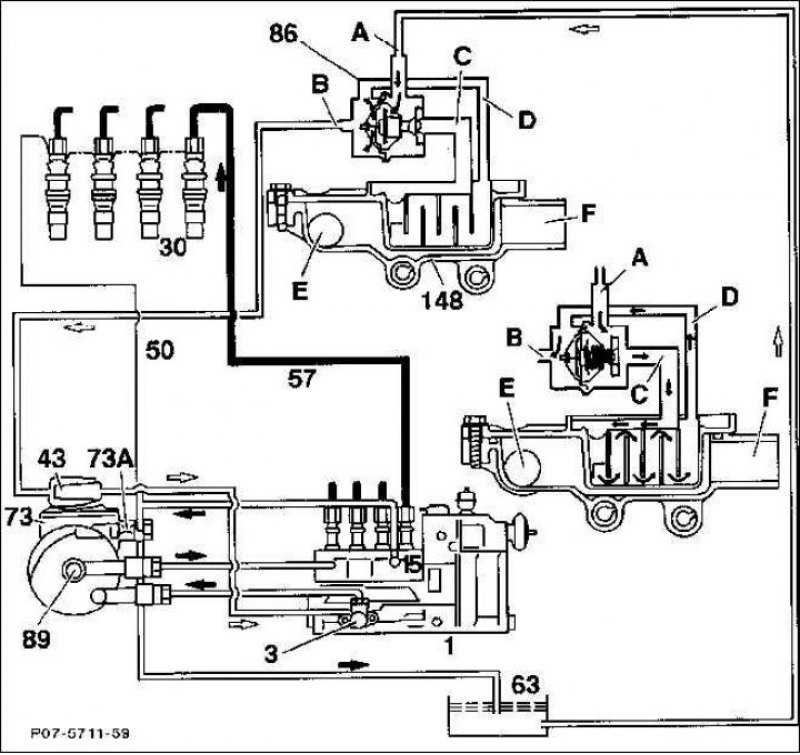 Система питания модели с дизельным двигателем объемом 2,2 л mercedes vito с 1995 года