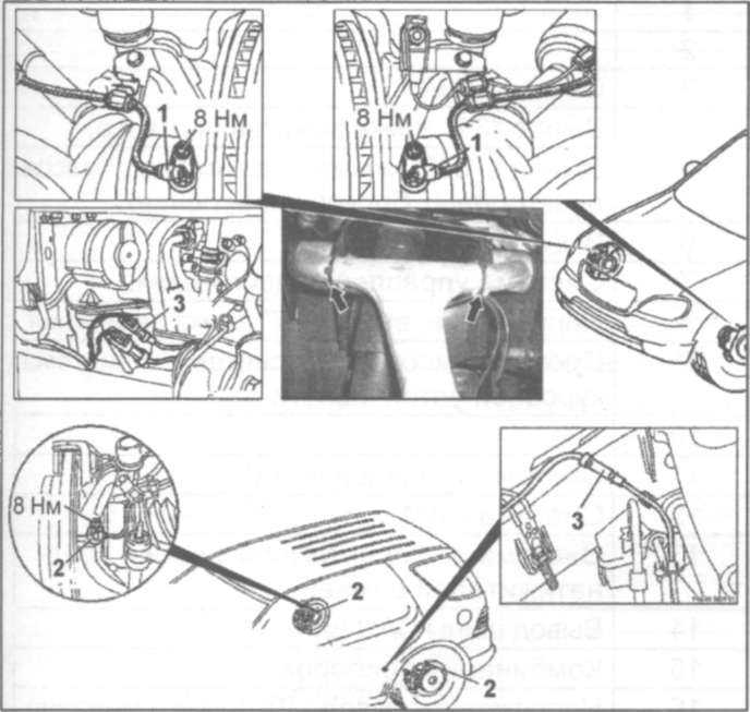 Снятие и установка тормозного суппорта | тормозной механизм с ""плавающим"" суппортом | mercedes-benz w163 (ml class)