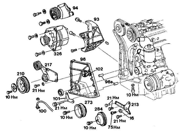 Поликлиновый ремень привода вспомогательного оборудования mercedes sprinter / volkswagen lt 2 с 1995 года