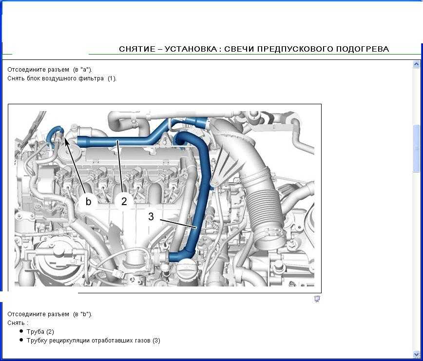 Система предпускового подогрева (дизельные двигатели) mercedes e-klasse w212 / s212 / l212 / c207 / a207 с 2009 года