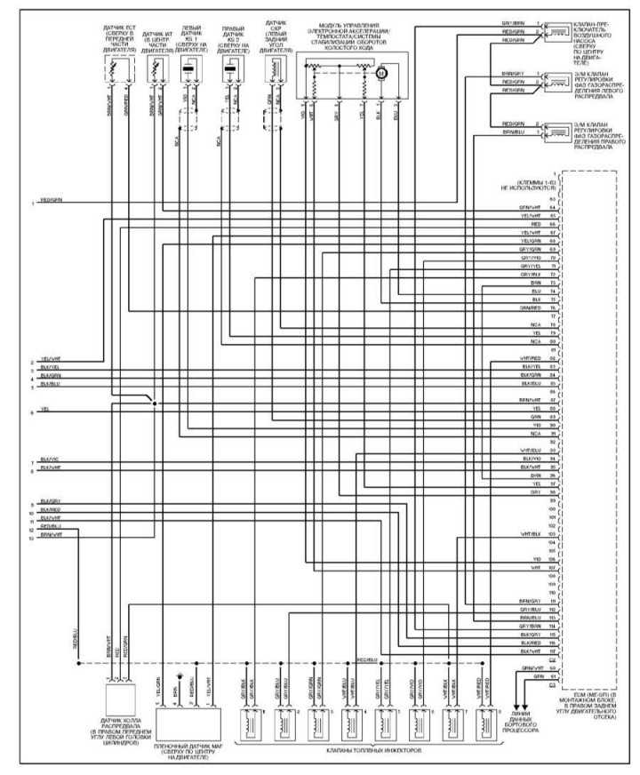 Схема двигателя мерседес вито 639