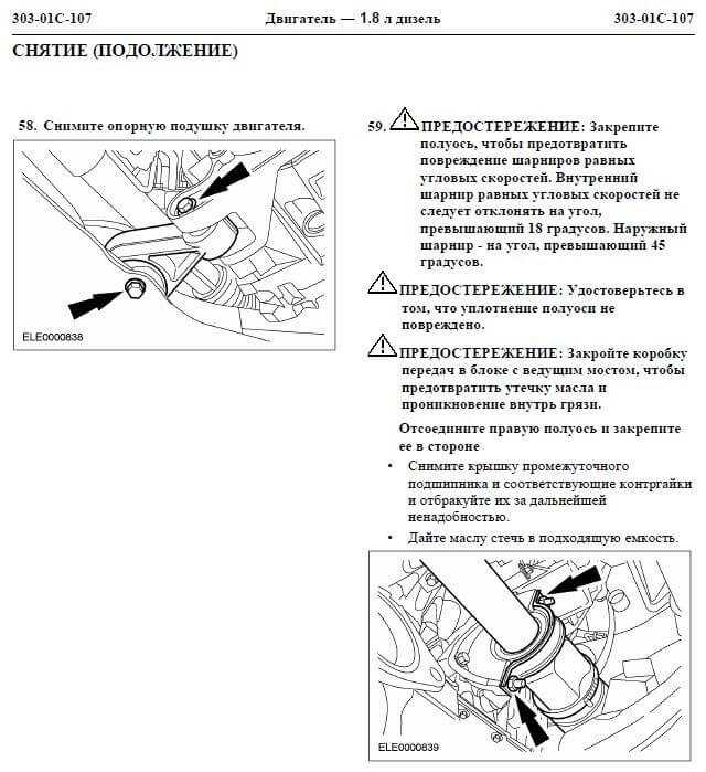 Mercedes c-klasse с 2007 года, снятие двигателя инструкция онлайн