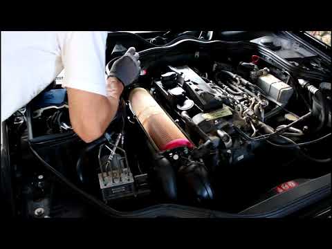 Как менять масло в двигателе мерседес 124