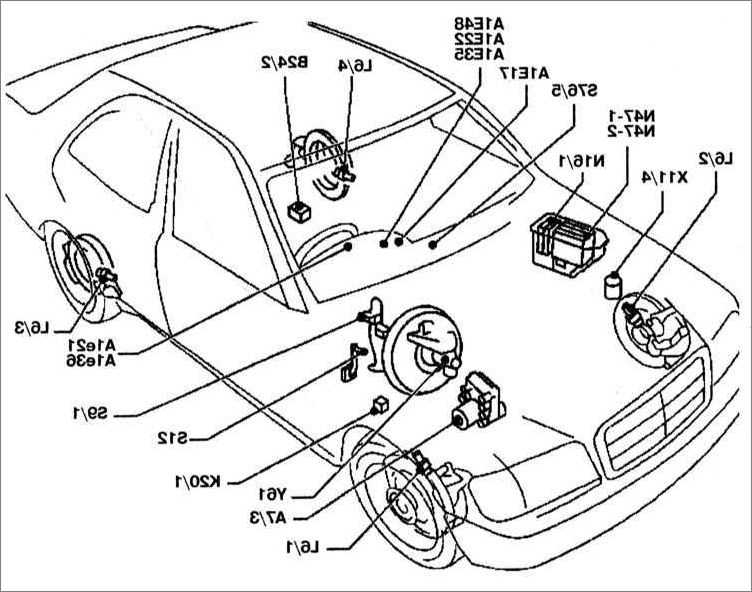 Mercedes-benz w202 | проверка элементов системы электронного управления | мерседес w202