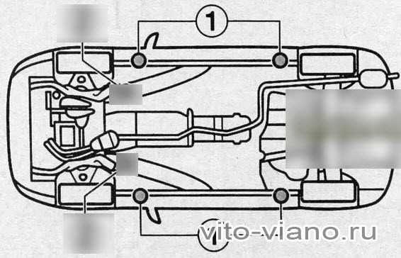 Замена наконечника рулевой тяги mercedes vito w639 в картинках