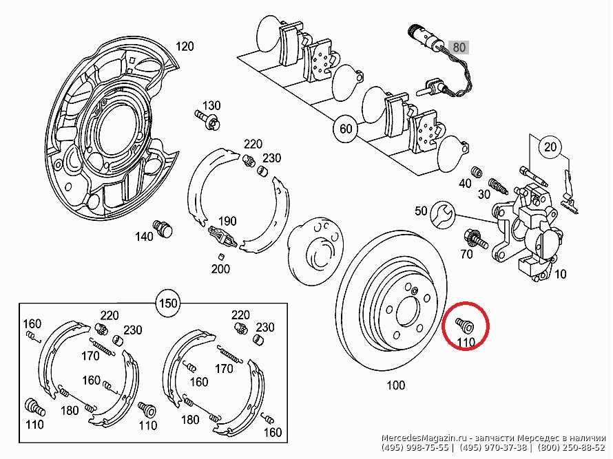 Замена колодок переднего дискового тормоза | mercedes-benz w203 | руководство mercedes-benz